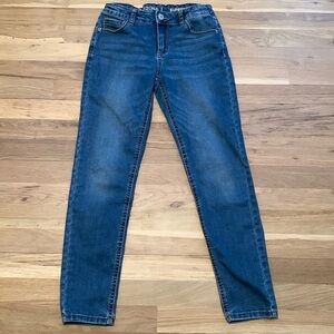 Arizona Jean Co Superflex Regular Skinny Adjustable Waist Denim Jeans Girls 12